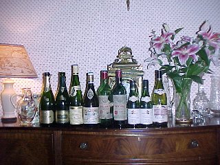 wine lineup